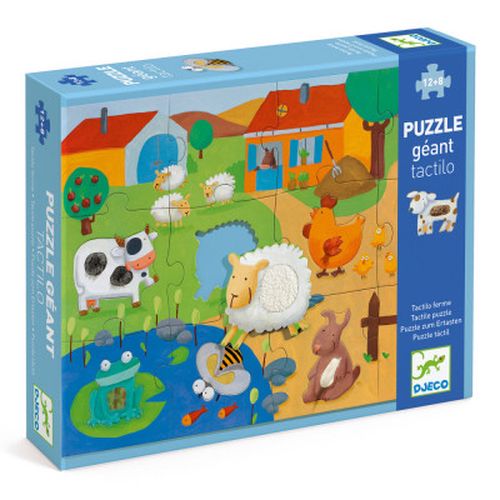 Puzzle hmatové - Farma 20 ks