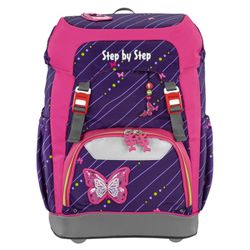 Školní batoh Step by Step - GRADE set - Třpytivý motýl, AGR
