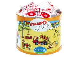 Dětská razítka StampoMinos, na stavbě