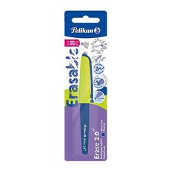 Gumovací pero Pelikan - modré