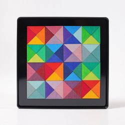 Grimm´s - Magnetické puzzle - trojúhelníky - 64 ks