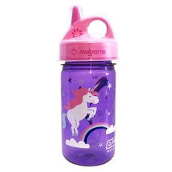Dětská lahev na pití Nalgene Grip´n Gulp, Sippy Cup -  Pink Unicorn, 350 ml