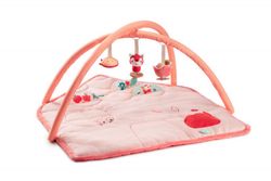 Lilliputiens - dětská hrací deka s hrazdou - lesní dobrodružství