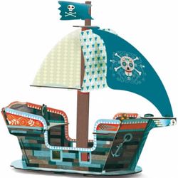 3D kartonová skládačka - Pirátská loď