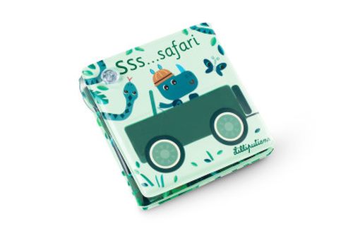 Lilliputiens - kouzelná knížka do vany s přísavkami - Safari
