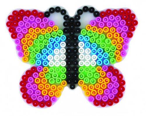 Hama Midi - podložka motýl