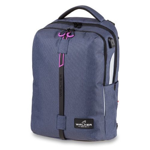 Školní batoh WALKER, Elite, Blue Ivy/Pink
