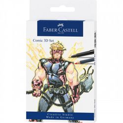 Popisovače Faber-Castell Comic 3D - 11 ks