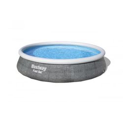 Bestway 57376 Nadzemní bazén kruhový Fast Set, kartušová filtrace, průměr 3,96m, výška 84cm