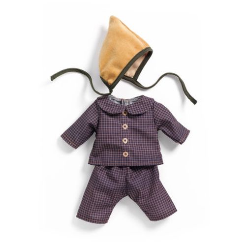 Pomea - kalhoty s košilkou a čepičkou pro panenky