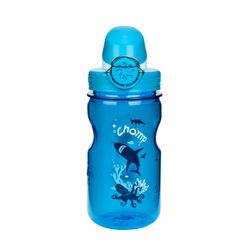 Dětská lahev na pití Nalgene On The Fly Kids - Blue with Shark, 350 ml