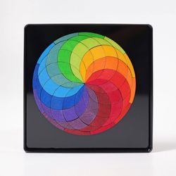 Grimm´s - Magnetické puzzle - barevná spirála - 72 ks