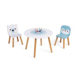 Dřevěný stolek a židličky pro děti