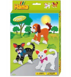 Hama midi - Dárková sada - kočky - 2000 ks