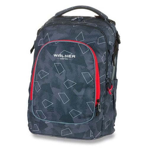 Školní batoh WALKER, Campus Evo 2.0, Grey Polygon