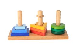 Dřevěná hračka - nasaď a otoč
