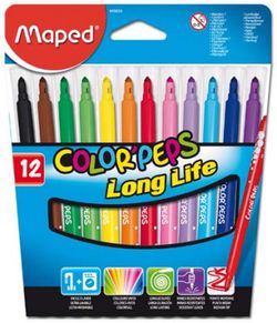 Dětské fixy Maped Color´Peps - 12 barev