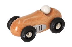 Dřevěné sportovní auto mini - přírodní