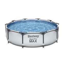 Nadzemní bazén kulatý Bestway Steel Pro MAX průměr 3,05 m, výška 76cm